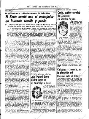 ABC SEVILLA 06-10-1984 página 54
