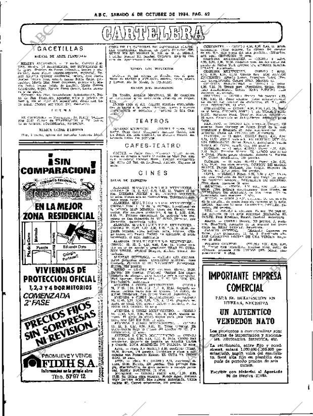 ABC SEVILLA 06-10-1984 página 62