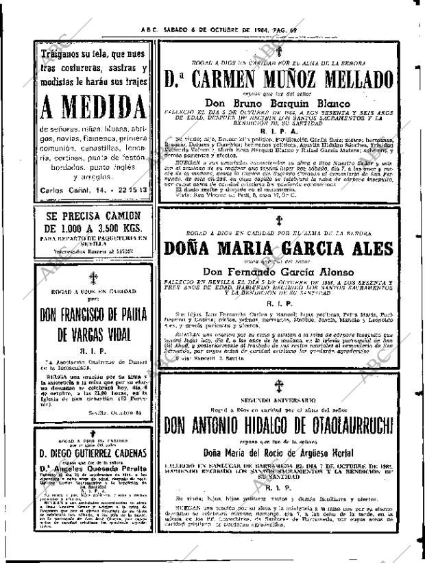 ABC SEVILLA 06-10-1984 página 69