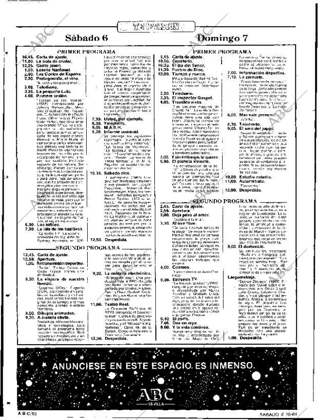 ABC SEVILLA 06-10-1984 página 82