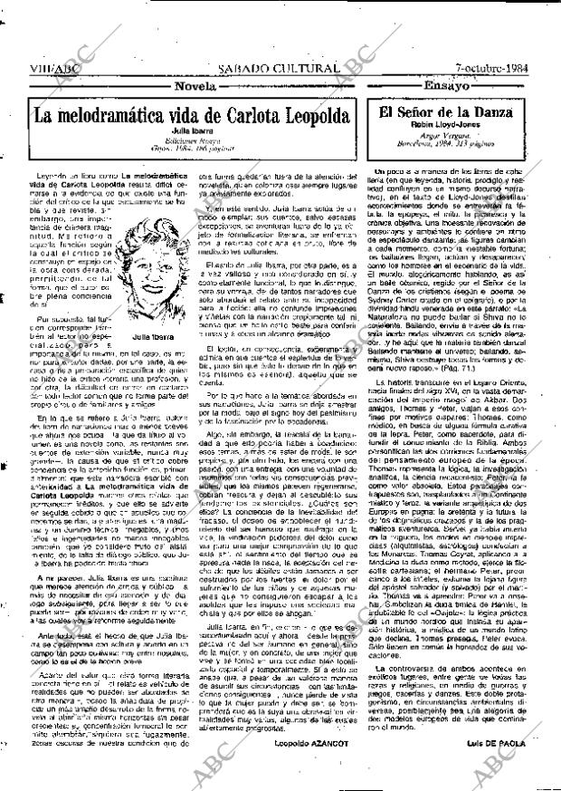 ABC MADRID 07-10-1984 página 62