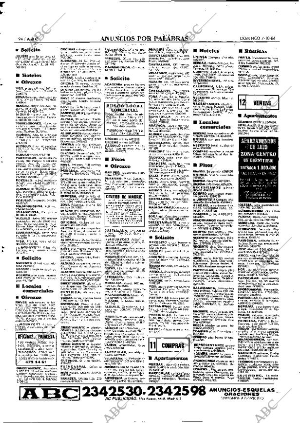 ABC MADRID 07-10-1984 página 94