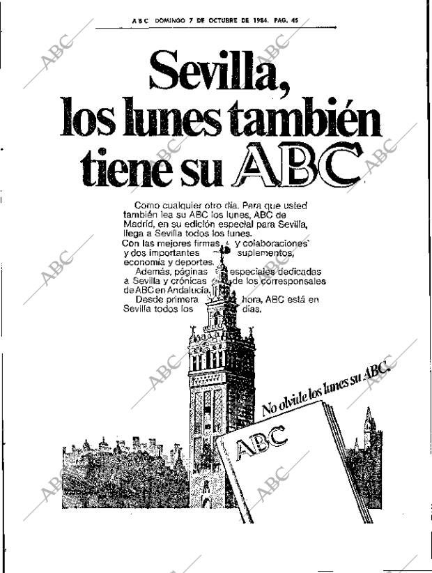 ABC SEVILLA 07-10-1984 página 45