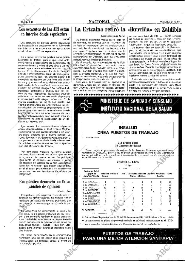 ABC MADRID 09-10-1984 página 28