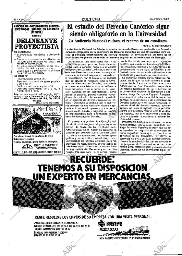 ABC MADRID 09-10-1984 página 48