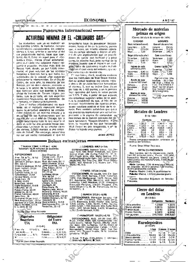 ABC MADRID 09-10-1984 página 67