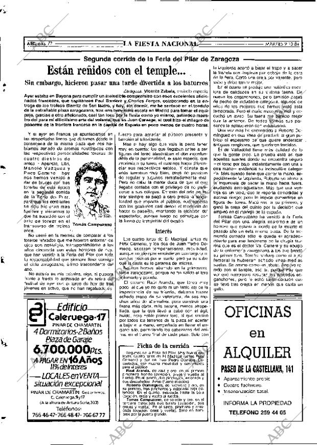 ABC MADRID 09-10-1984 página 72