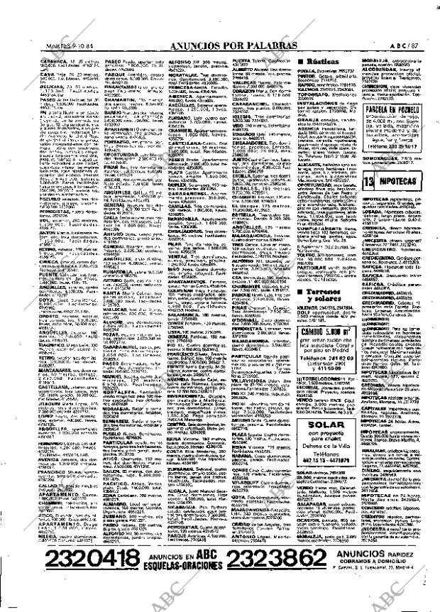 ABC MADRID 09-10-1984 página 87