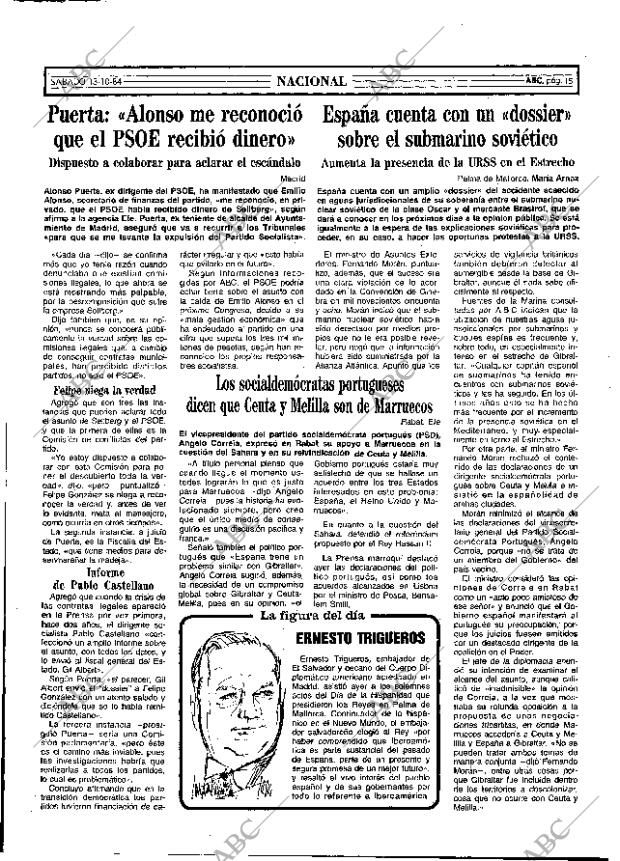 ABC MADRID 13-10-1984 página 15