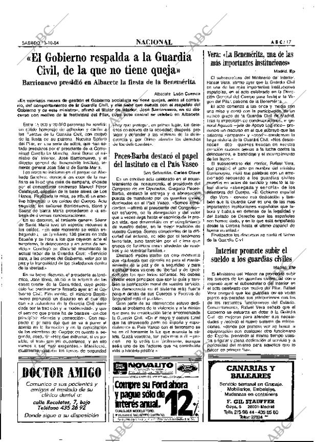 ABC MADRID 13-10-1984 página 17