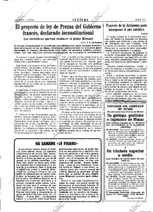 ABC MADRID 13-10-1984 página 29