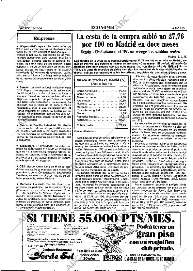 ABC MADRID 13-10-1984 página 35
