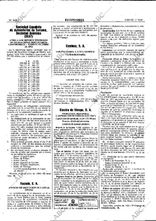 ABC MADRID 13-10-1984 página 36