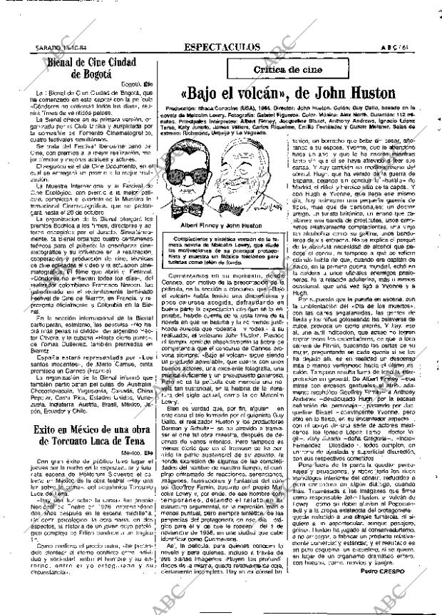 ABC MADRID 13-10-1984 página 61