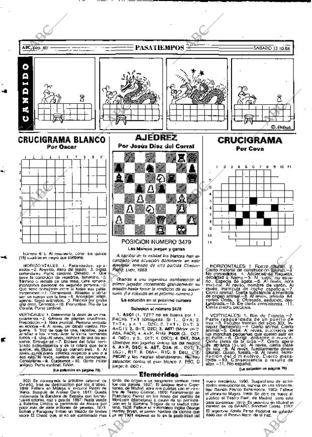 ABC MADRID 13-10-1984 página 80