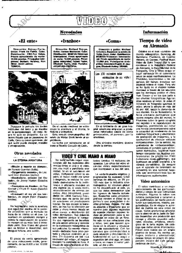 ABC MADRID 13-10-1984 página 87