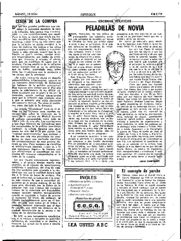 ABC SEVILLA 13-10-1984 página 19