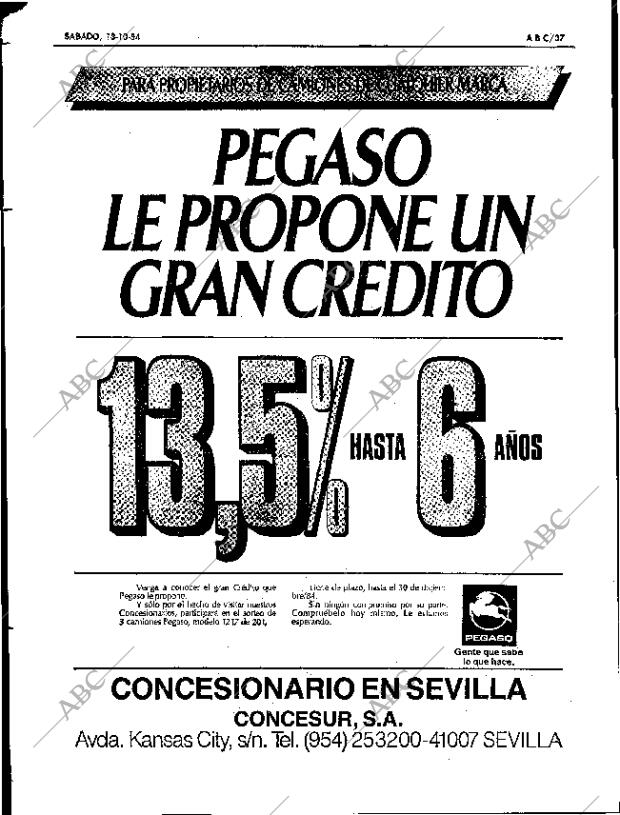 ABC SEVILLA 13-10-1984 página 37