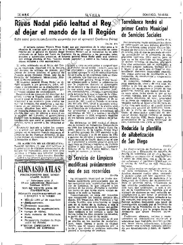 ABC SEVILLA 14-10-1984 página 38