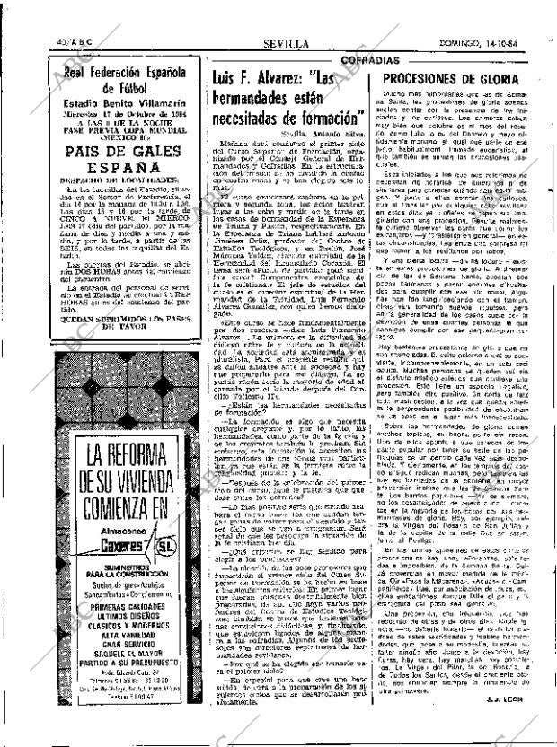 ABC SEVILLA 14-10-1984 página 40
