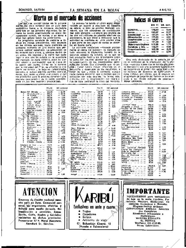 ABC SEVILLA 14-10-1984 página 53