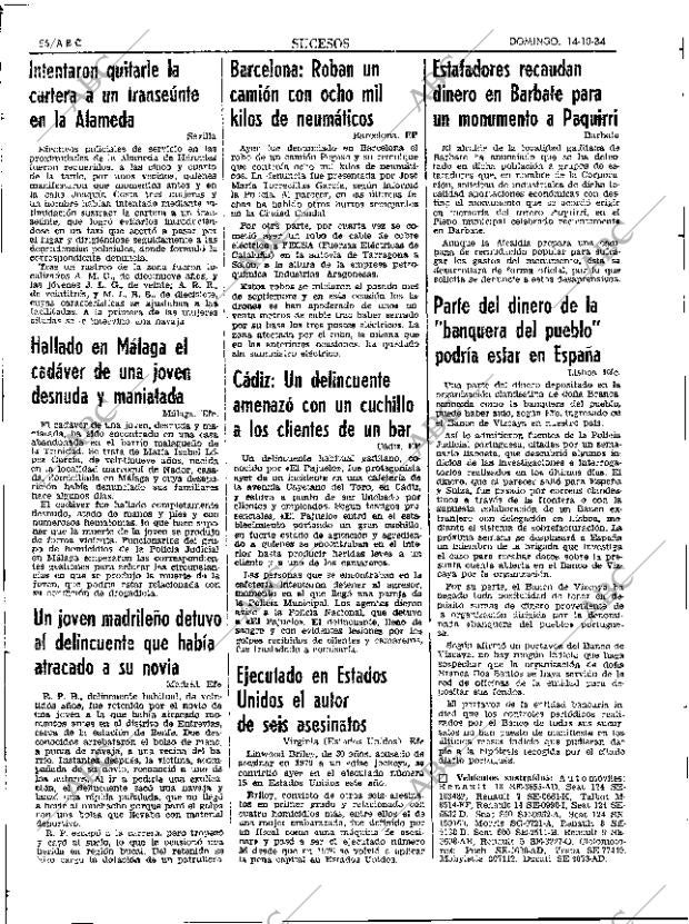 ABC SEVILLA 14-10-1984 página 56