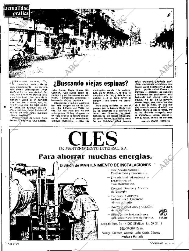 ABC SEVILLA 14-10-1984 página 90