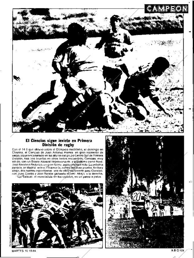 ABC SEVILLA 16-10-1984 página 101