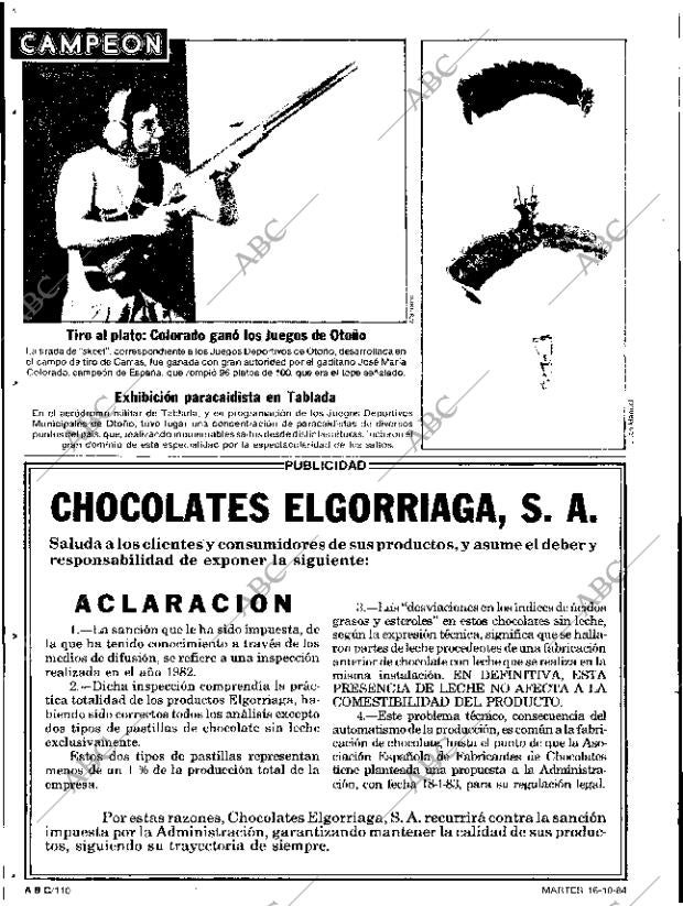 ABC SEVILLA 16-10-1984 página 110