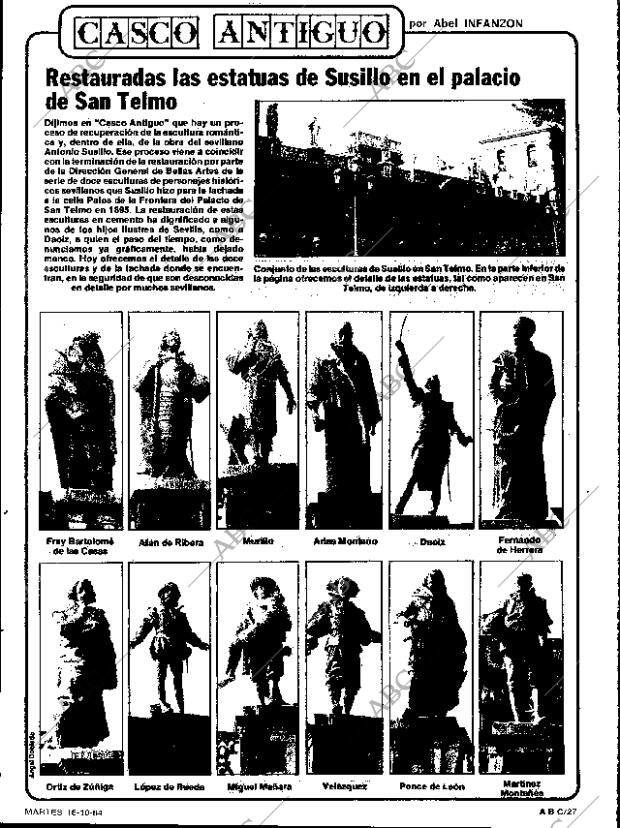 ABC SEVILLA 16-10-1984 página 27