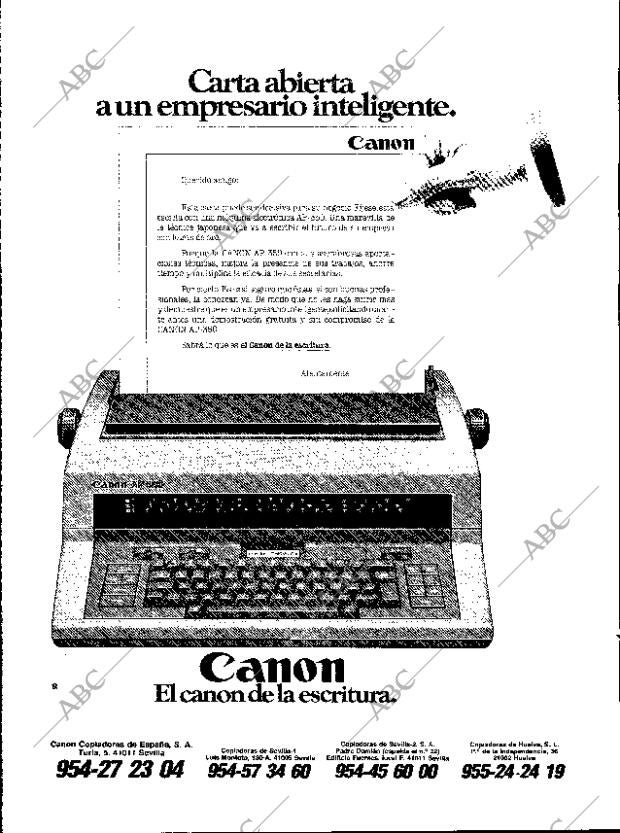 ABC SEVILLA 16-10-1984 página 28