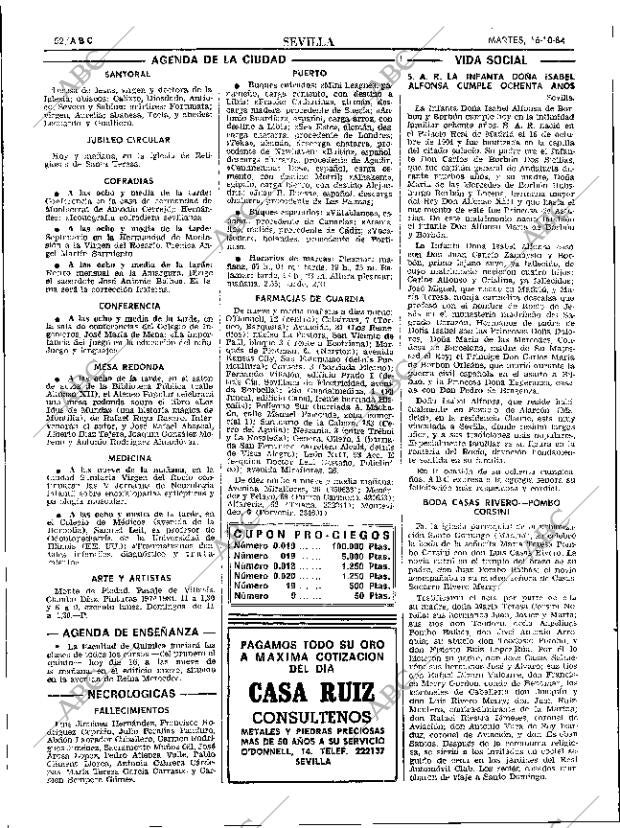 ABC SEVILLA 16-10-1984 página 52
