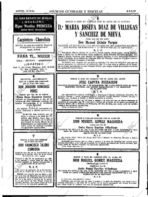 ABC SEVILLA 16-10-1984 página 87
