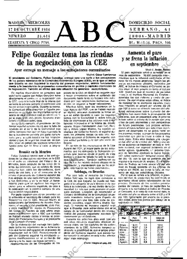 ABC MADRID 17-10-1984 página 13