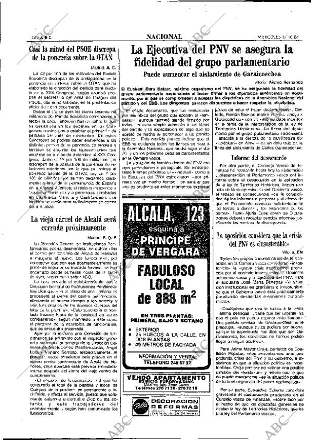ABC MADRID 17-10-1984 página 24