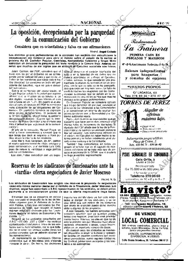 ABC MADRID 17-10-1984 página 25