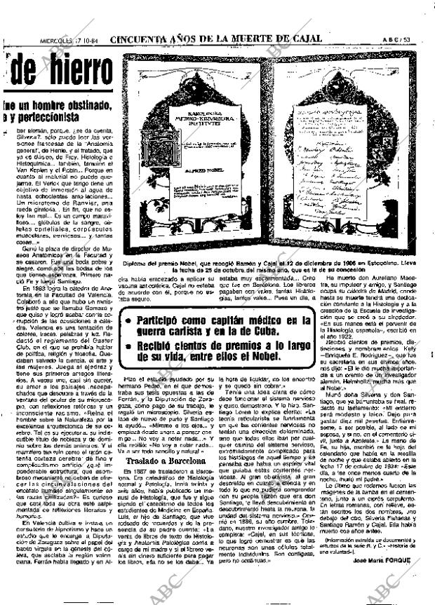 ABC MADRID 17-10-1984 página 53
