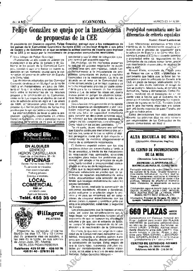 ABC MADRID 17-10-1984 página 66