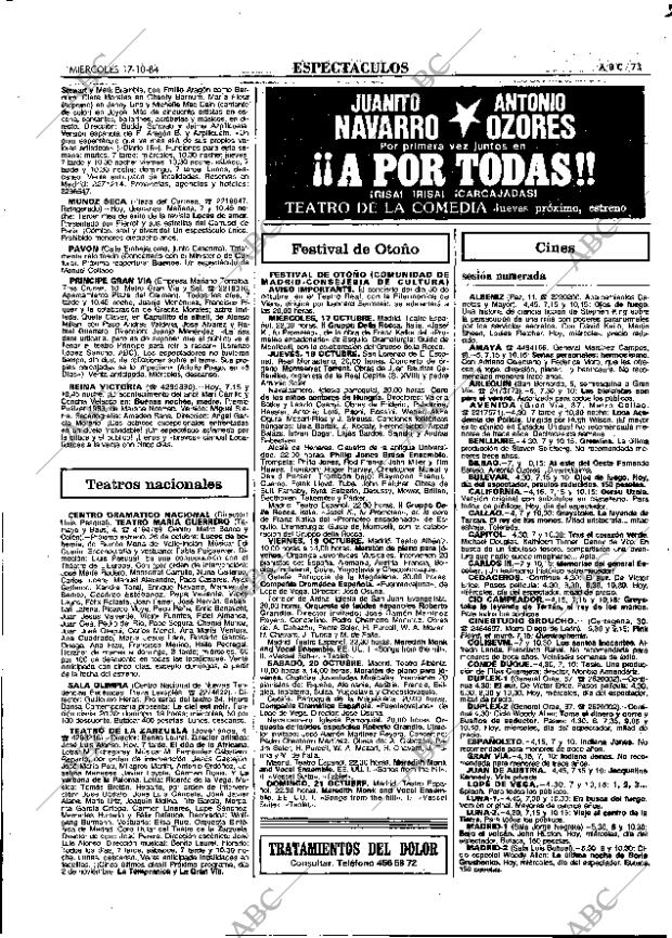 ABC MADRID 17-10-1984 página 73