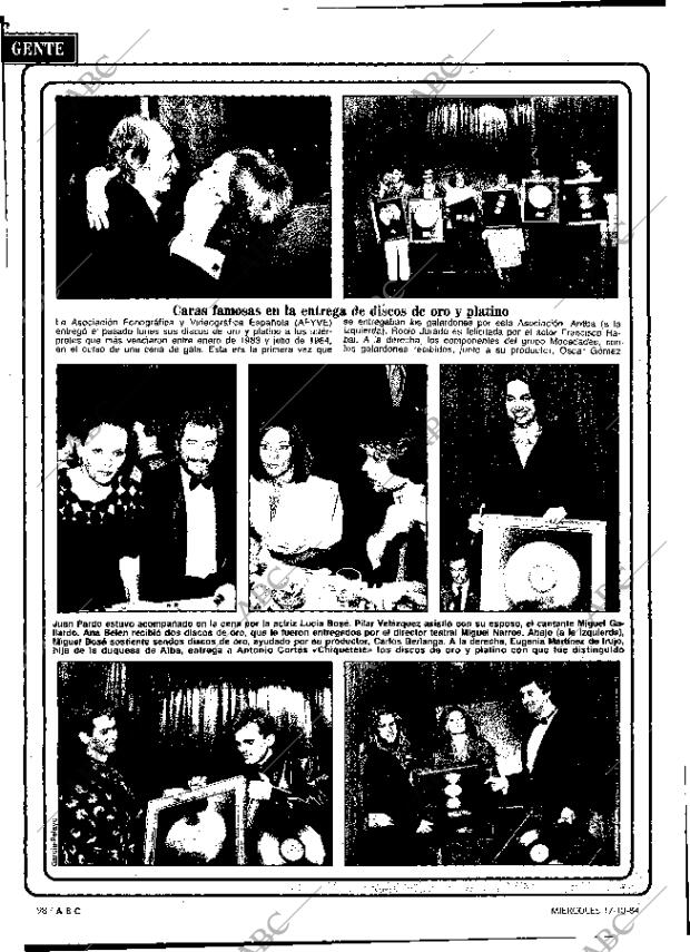 ABC MADRID 17-10-1984 página 98