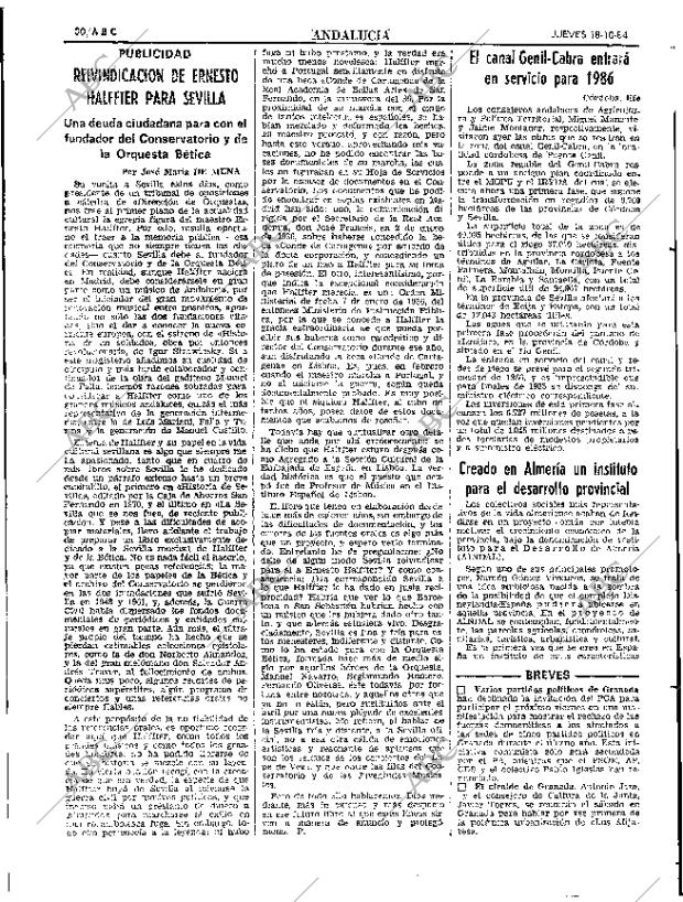 ABC SEVILLA 18-10-1984 página 30