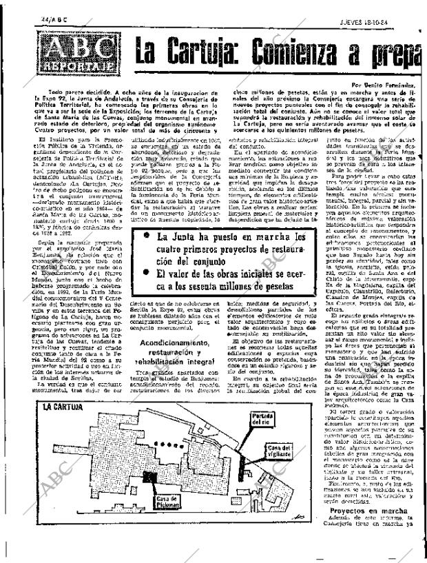ABC SEVILLA 18-10-1984 página 44