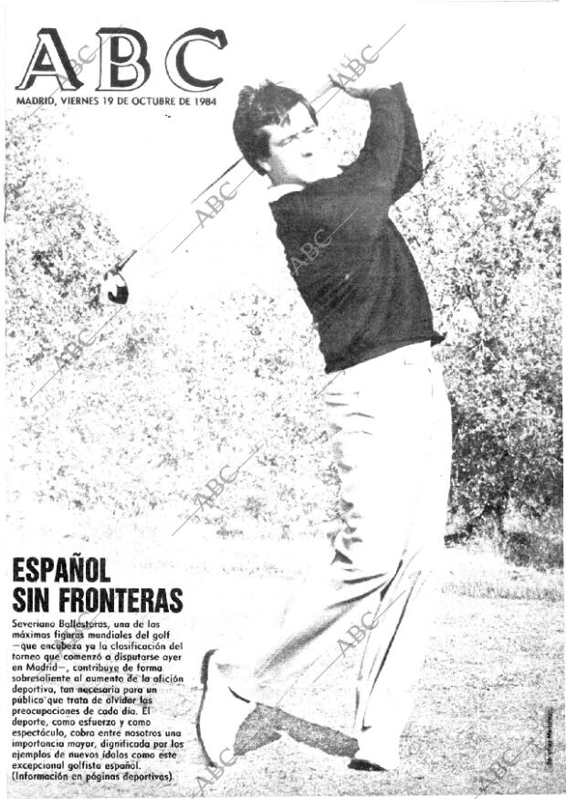 ABC MADRID 19-10-1984 página 1
