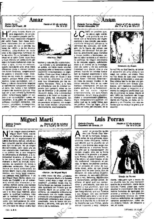 ABC MADRID 19-10-1984 página 100