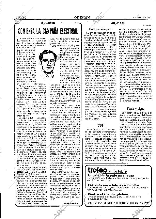 ABC MADRID 19-10-1984 página 20