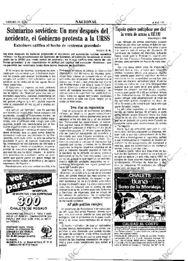 ABC MADRID 19-10-1984 página 27