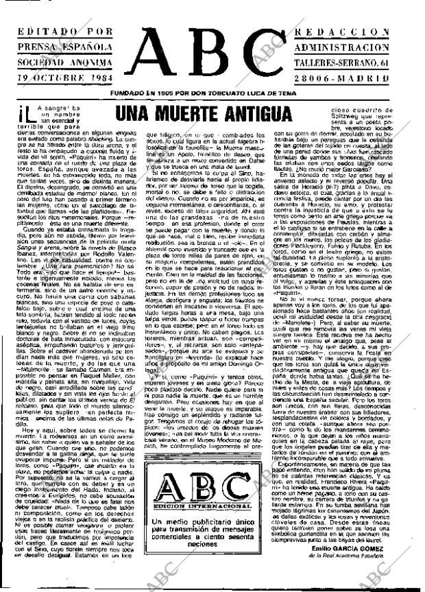 ABC MADRID 19-10-1984 página 3