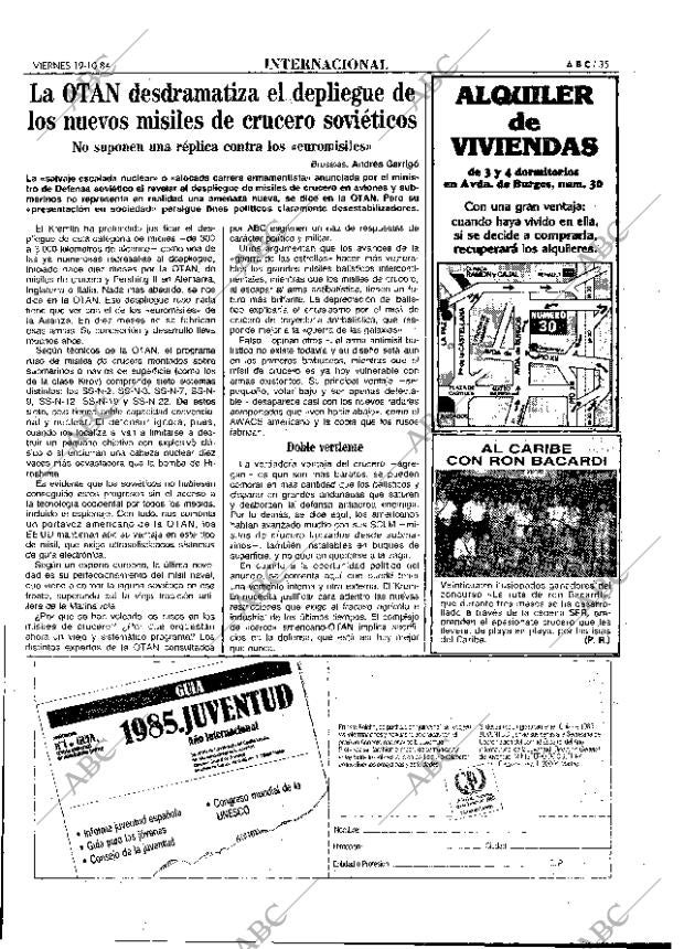 ABC MADRID 19-10-1984 página 35