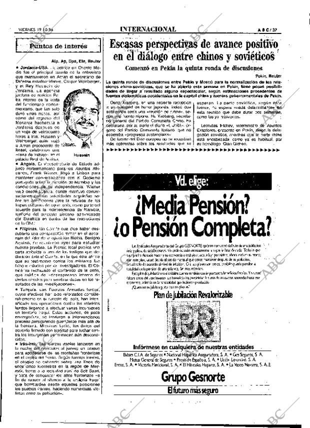 ABC MADRID 19-10-1984 página 37