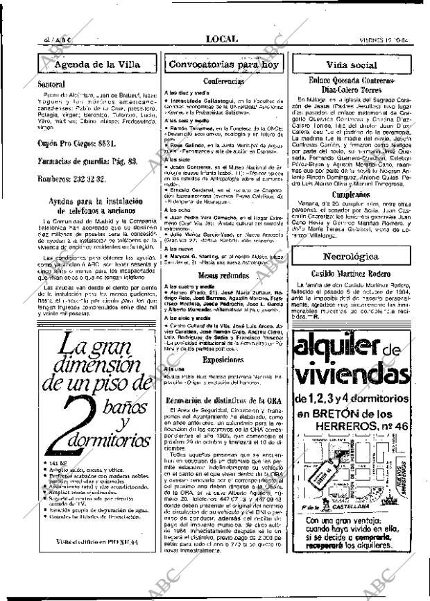 ABC MADRID 19-10-1984 página 44